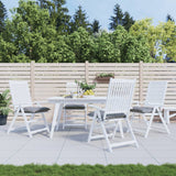 VIDAXL -Stuhlkissen 4 Stcs 40x40x7 cm Oxford Stoff grau