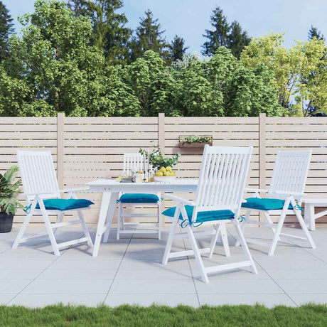 VIDAXL STUHR Kissen 4 Stcs 40x40x7 cm Oxford Stoff hellblau