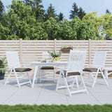 VIDAXL -Stuhlkissen 4 PCs 40x40x7 cm Oxford Stofftaupe