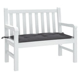 Vidaxl Garden Bench Kissen 100x50x7 cm Oxford Stoffanthrazit -gelöscht
