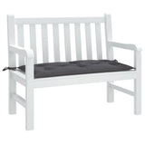 Vidaxl Garden Bench polštář 100x50x7 cm oxford tkanin antracita -rozložený