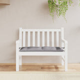 Vidaxl Garden Bench Kissen 100x50x7 cm Oxford Stoff grau