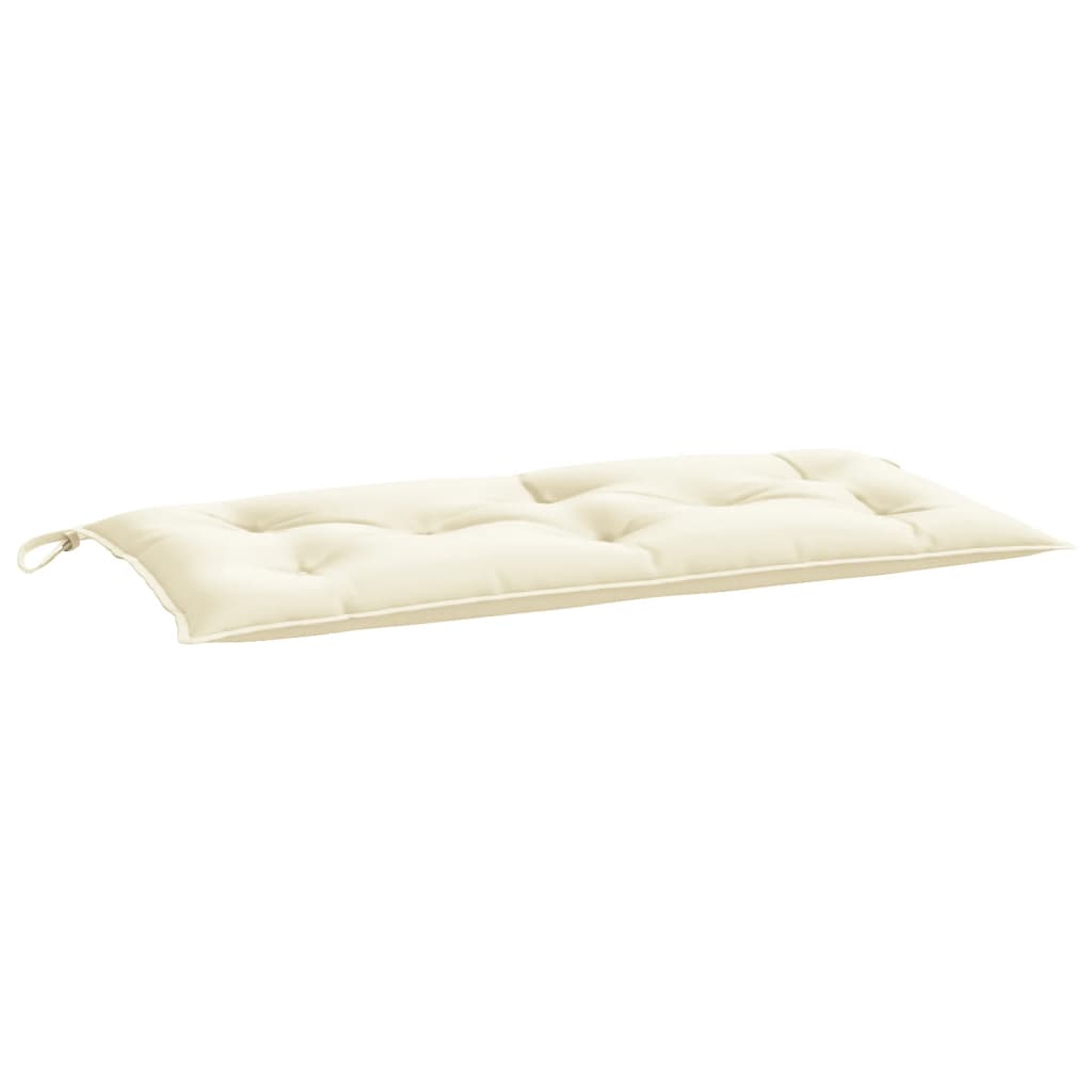 VIDAXL Garden Bench blazina 100x50x7 cm Oxford tkanina crème -barva