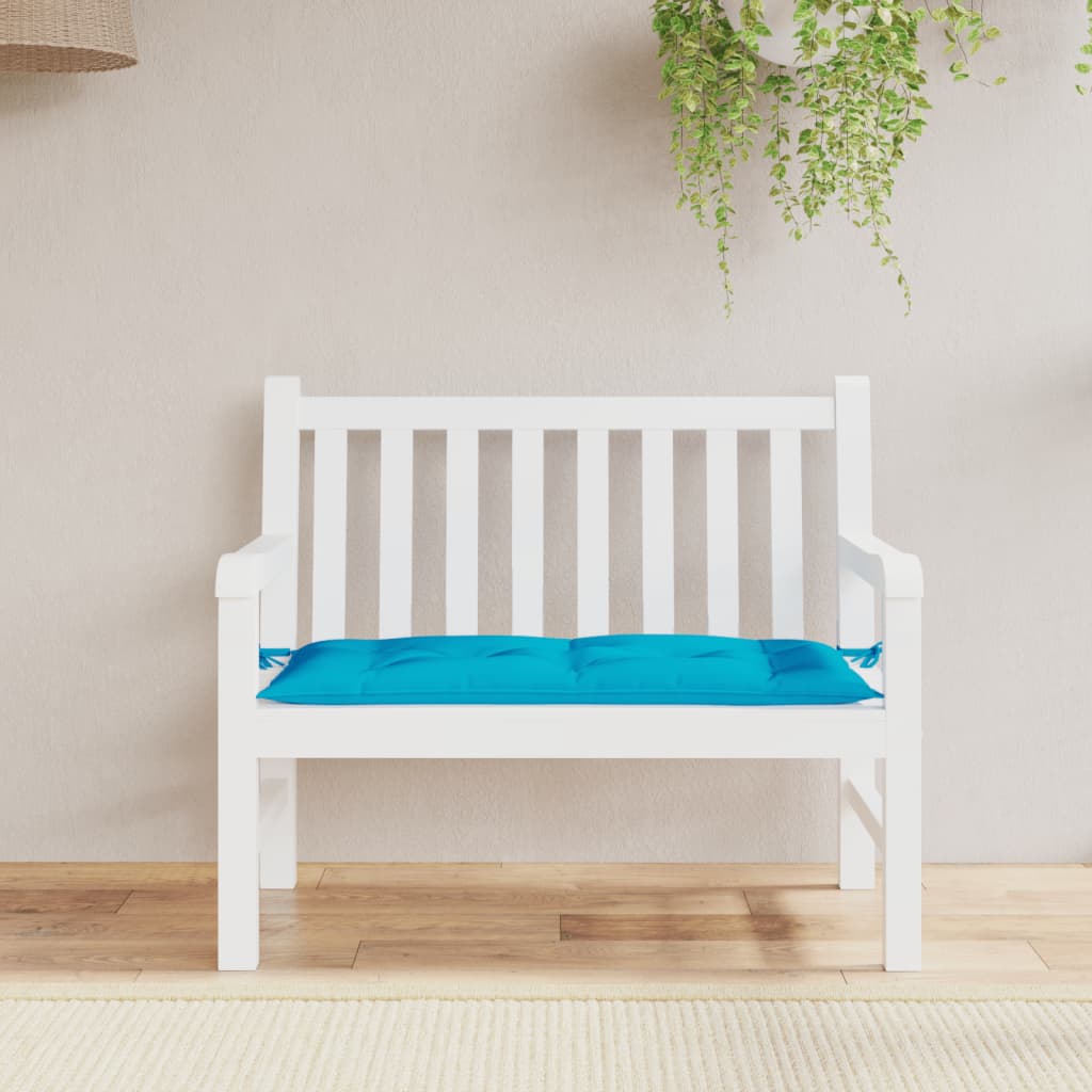 Vidaxl Garden Bench polštář 100x50x7 cm oxford tkanina světle modrá