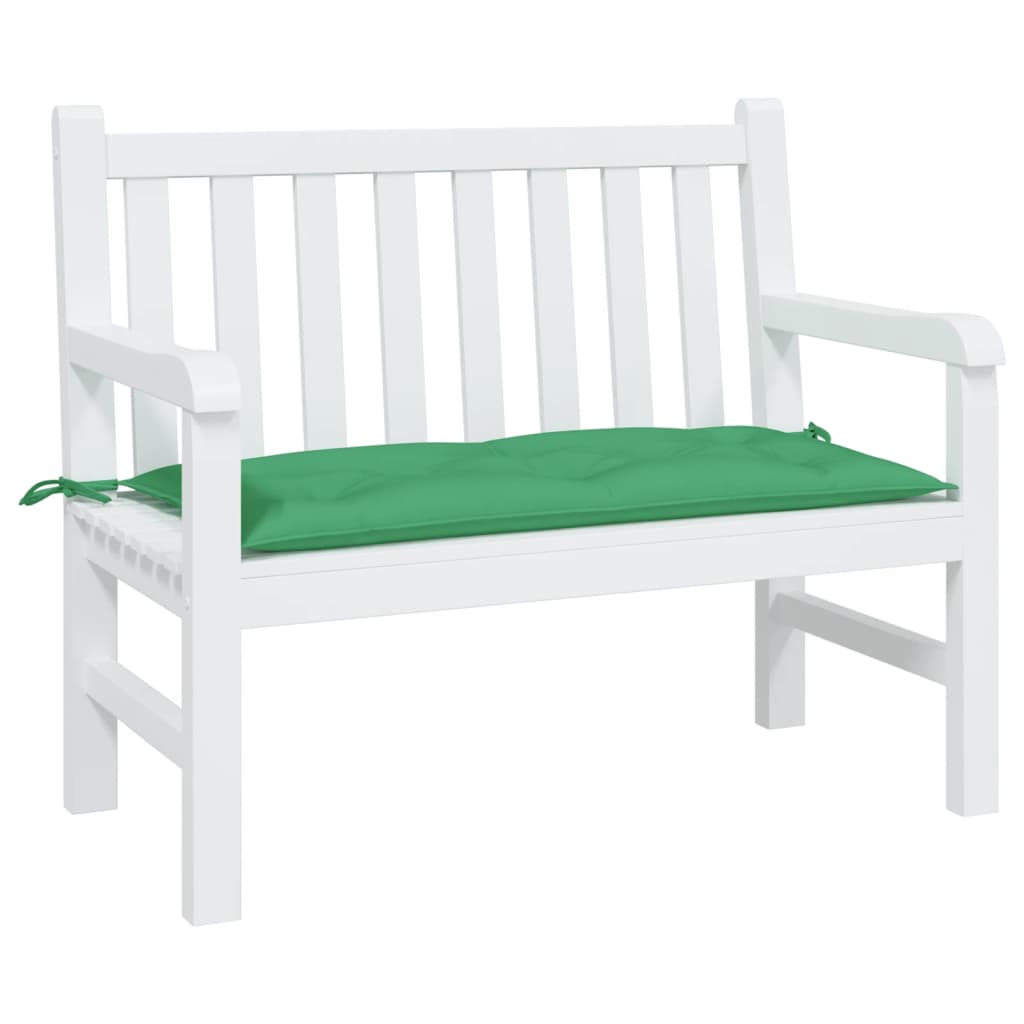 Vidaxl Garden Bench polštář 100x50x7 cm Oxfordská látka zelená