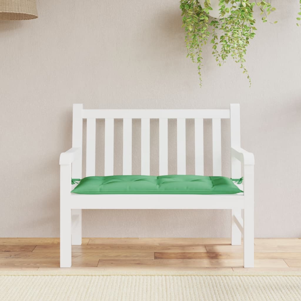 Vidaxl Garden Bench polštář 100x50x7 cm Oxfordská látka zelená