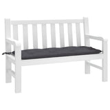 VIDAXL Garden Bench Blaža 120x50x7 cm Oxford tkanina antracit -barva