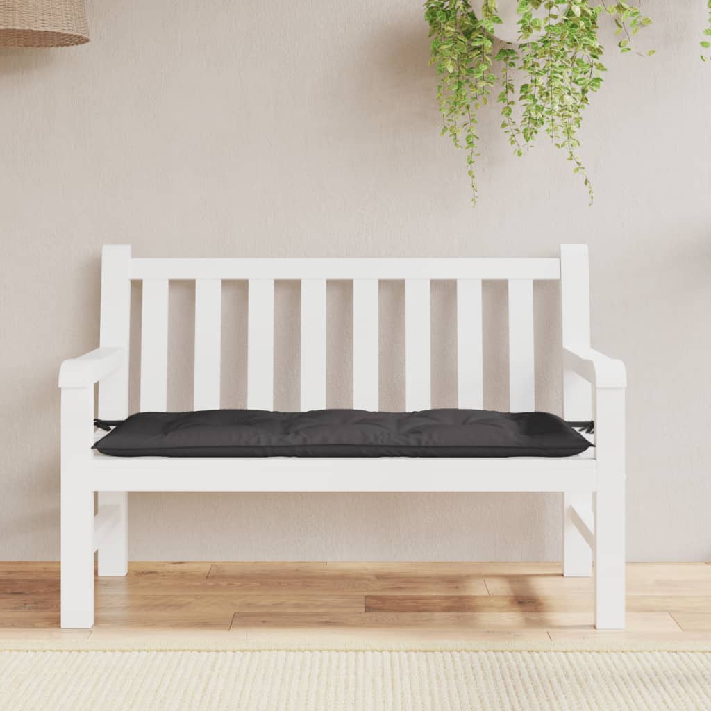 VIDAXL Garden Bench Blaža 120x50x7 cm Oxford tkanina antracit -barva