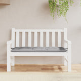 Vidaxl Gartenbank Kissen 120x50x7 cm Oxford Stoff grau