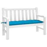 Vidaxl Garden Bench polštář 120x50x7 cm oxford tkanina světle modrá