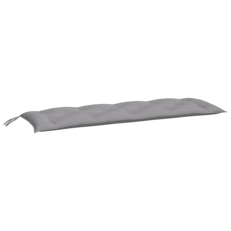 Vidaxl Gartenbank Kissen 150x50x7 cm Oxford Stoff grau