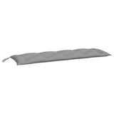 Vidaxl Gartenbank Kissen 150x50x7 cm Oxford Stoff grau