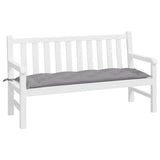 Vidaxl Gartenbank Kissen 150x50x7 cm Oxford Stoff grau