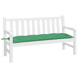 Vidaxl jardin banc coussin 150x50x7 cm oxford tissu vert