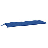 Vidaxl jardin banc coussin 150x50x7 cm oxford tissu bleu