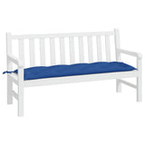 Vidaxl Garden Bench Kissen 150x50x7 cm Oxford Stoff Blau