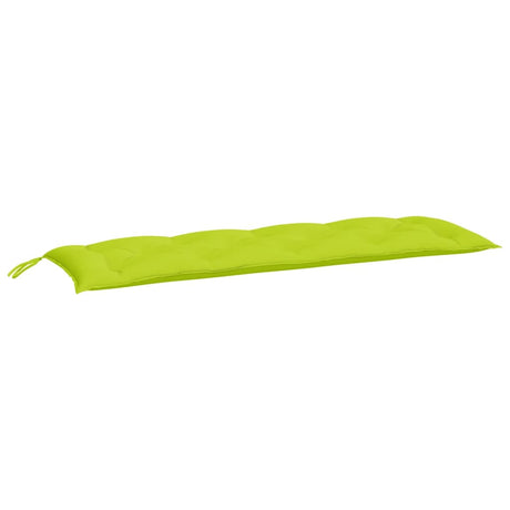 Vidaxl Garden Bench Kissen 150x50x7 cm Oxford Stoff klar grün