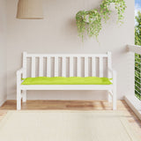 Vidaxl Garden Bench polštář 150x50x7 cm Oxford tkanina Čistá zelená