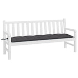 Vidaxl Garden Bench Kissen 180x50x7 cm Oxford Stoffanthrazit -gelöscht