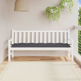 Vidaxl Garden Bench Kissen 180x50x7 cm Oxford Stoffanthrazit -gelöscht