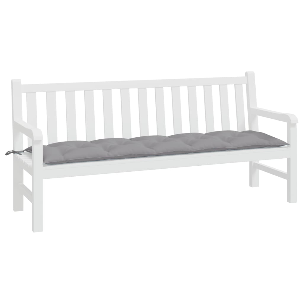 Vidaxl Garden Bench polštář 180x50x7 cm Oxfordská látka šedá