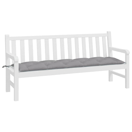 Vidaxl Garden Bench Kissen 180x50x7 cm Oxford Stoff grau