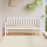 Vidaxl Garden Bench Kissen 180x50x7 cm Oxford Stoff Beige