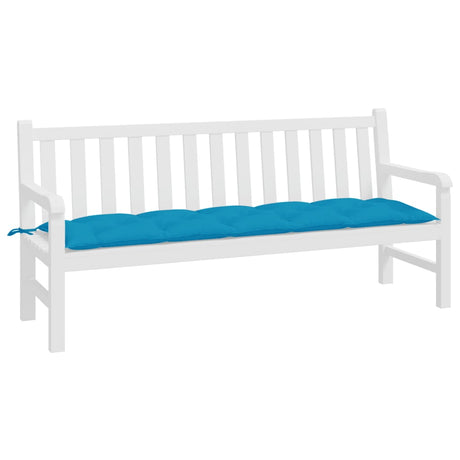 Vidaxl Gartenbank Kissen 180x50x7 cm Oxford Stoff hellblau