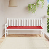 Vidaxl Garden Bench Kissen 180x50x7 cm Oxford Stoff rot