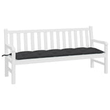 Vidaxl Garden Bench polštář 180x50x7 cm oxford textilie černá