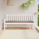 Vidaxl Garden Bench Pude 180x50x7 cm Oxford Fabric Taupe