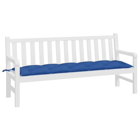Vidaxl Gartenbank Kissen 180x50x7 cm Oxford Stoff Blau