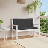 Vidaxl Gartenbank Kissen 120x (50+50) x7 cm Oxford Stoff schwarz