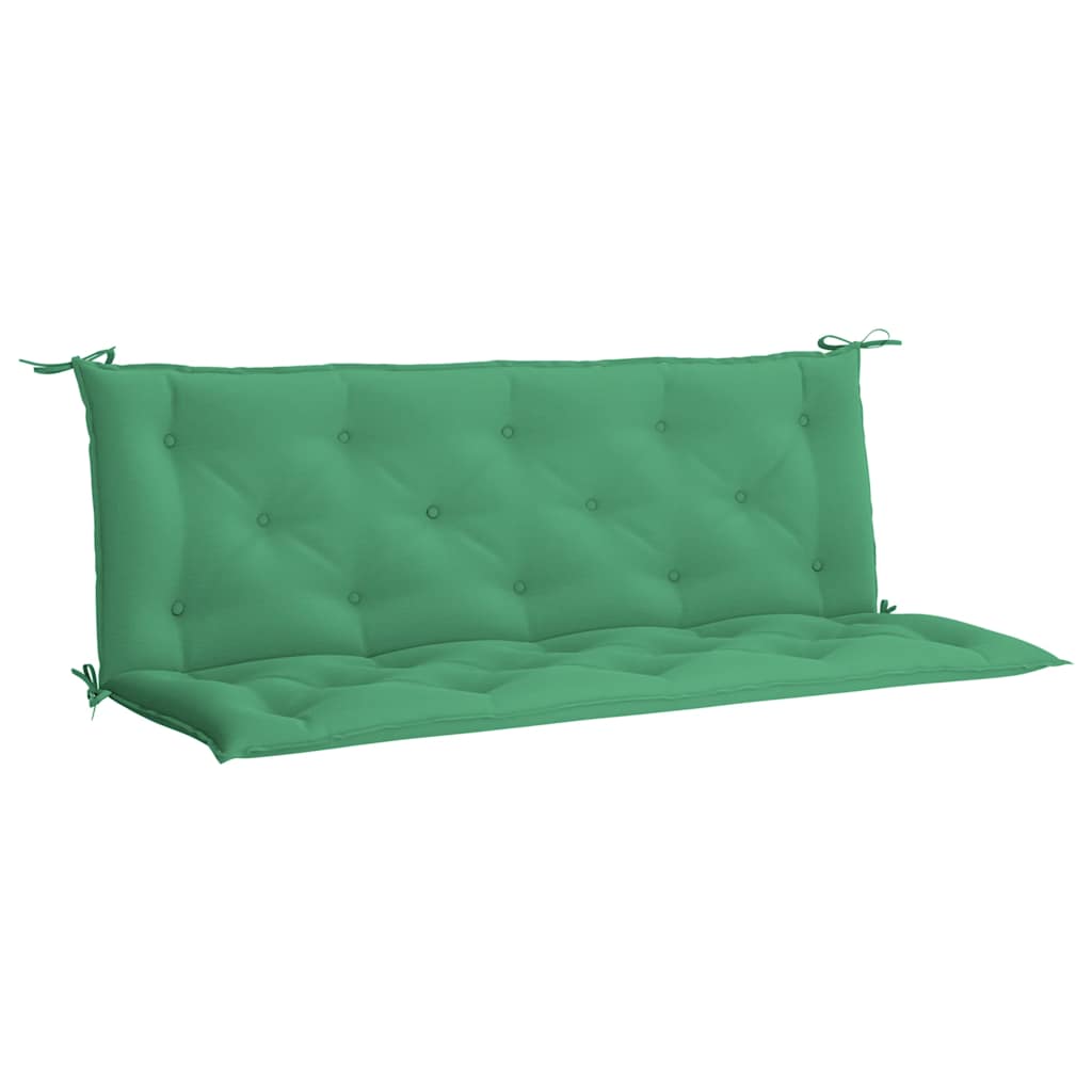 Vidaxl tuinbankkussen 150x(50+50)x7 cm oxford stof groen