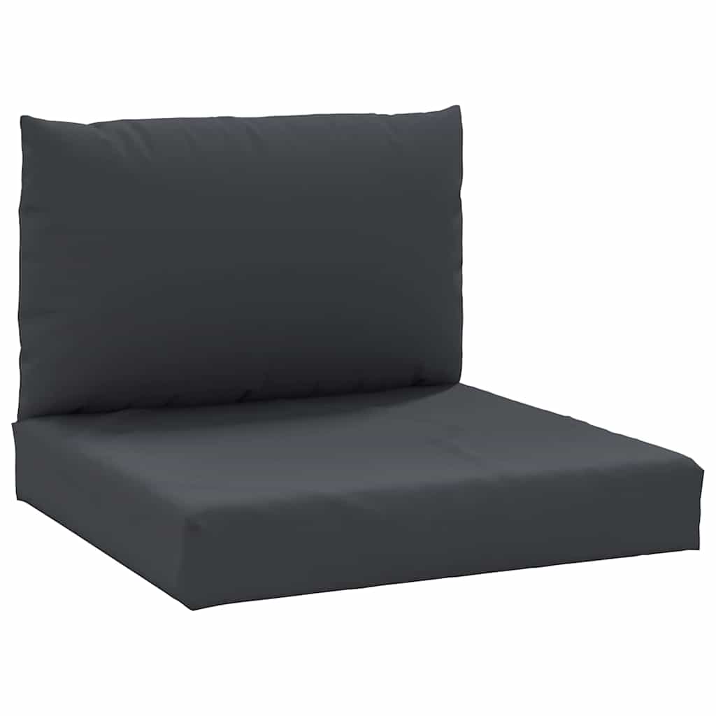 Vidaxl Palettenkissen 2 St. Stoff schwarz