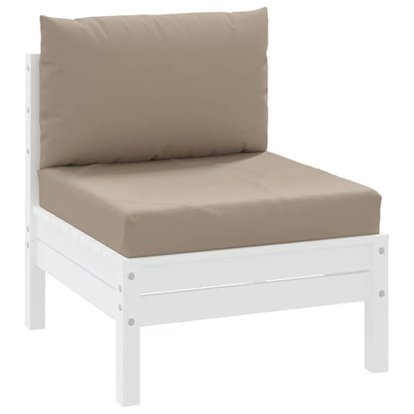 Vidaxl Palettenkissen 2 St. Oxford Stofftaupe