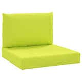 Vidaxl Pallet Cushions 2 St Oxford tissu vert vif