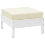 VIDAXL -Palettenkissen 60x60x6 cm Oxford Fabric Cream -Colored