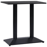 Vidaxl bistrotafelpoot 70x40x72 cm gietijzer zwart