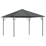 Vidaxl arbor with roof 3x3 m anthracite -colored