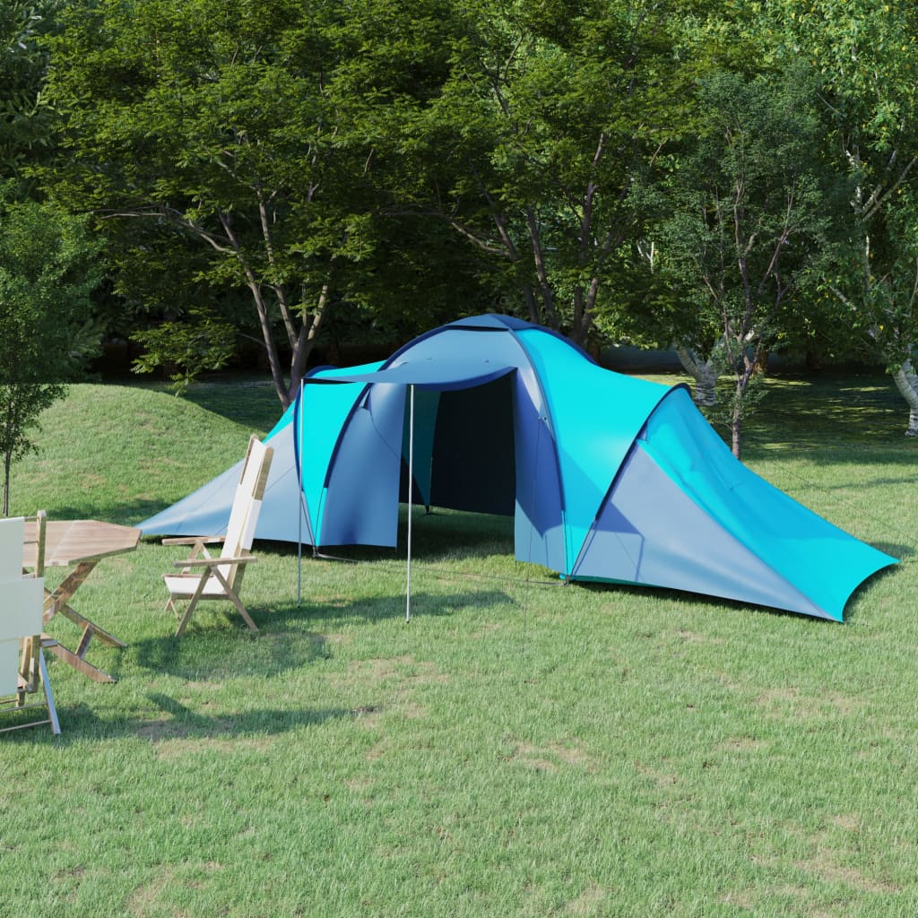 Vidaxl Tent de 6 personas y azul claro