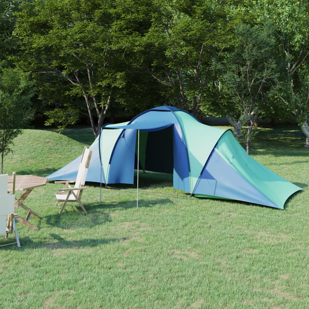 Tenda Vidaxl Blu e verde 6 persone