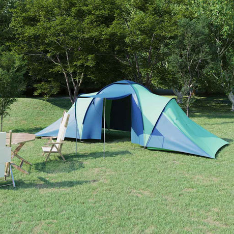 Vidaxl Zelt 6-Personen Blau und Grün