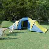 Vidaxl Tent 6 Personne bleu et jaune