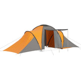 Vidaxl Tent 6 Person Gris et Orange