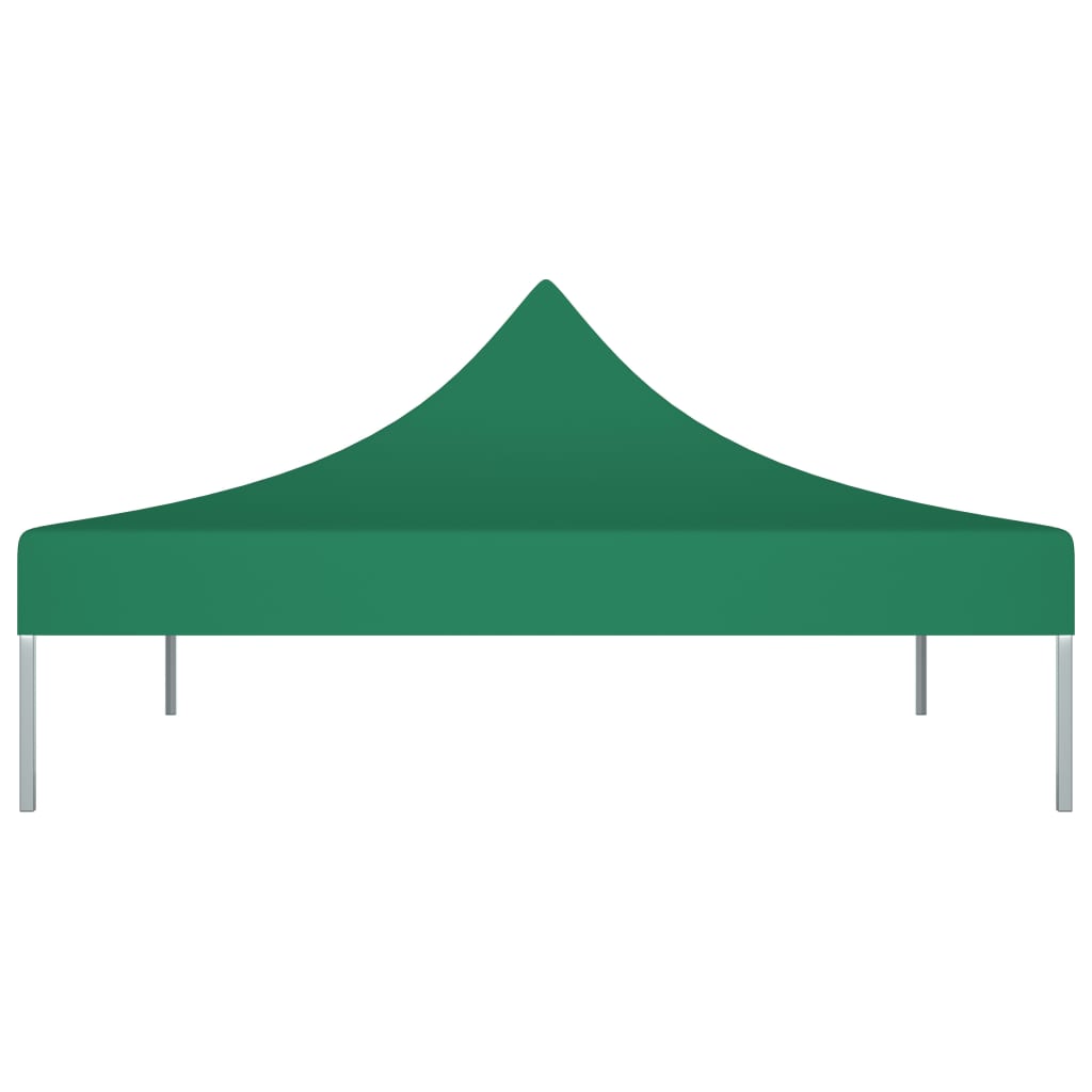 Tetto della tenda da festa vidaxl 270 g m² 3x3 m verde