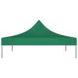 Tetto della tenda da festa vidaxl 270 g m² 3x3 m verde