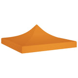 Tetto della tenda da festa Vidaxl 270 g m² 3x3 m arancione