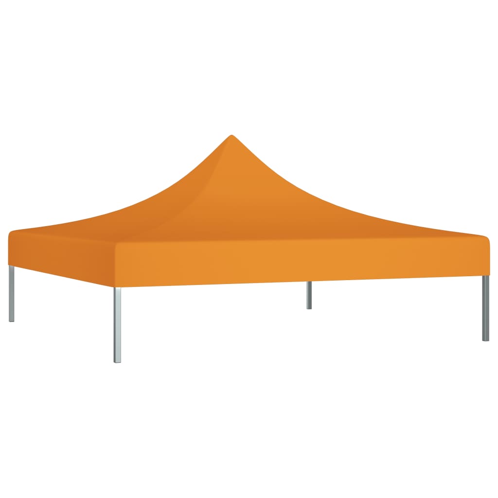 Tetto della tenda da festa Vidaxl 270 g m² 3x3 m arancione