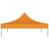 Tetto della tenda da festa Vidaxl 270 g m² 3x3 m arancione